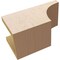 Ekena Millwork 6in. W x 6in. H x 12in. L Huntington Woodgrain TimberThane Rafter Tail, Primed Tan RFTUR06X06X12HUNRCPR - alternate 6